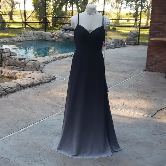 brown dress with gold shoes Sorella Vita Bridesmaid Dress